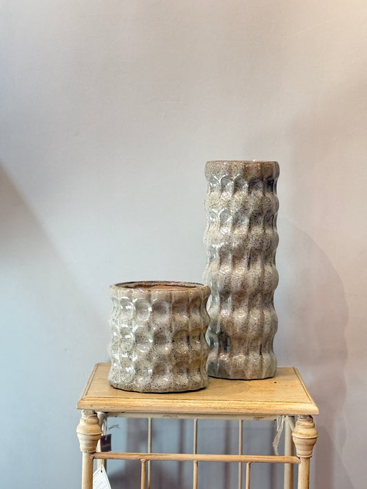 Jarrón Cerámica Circular