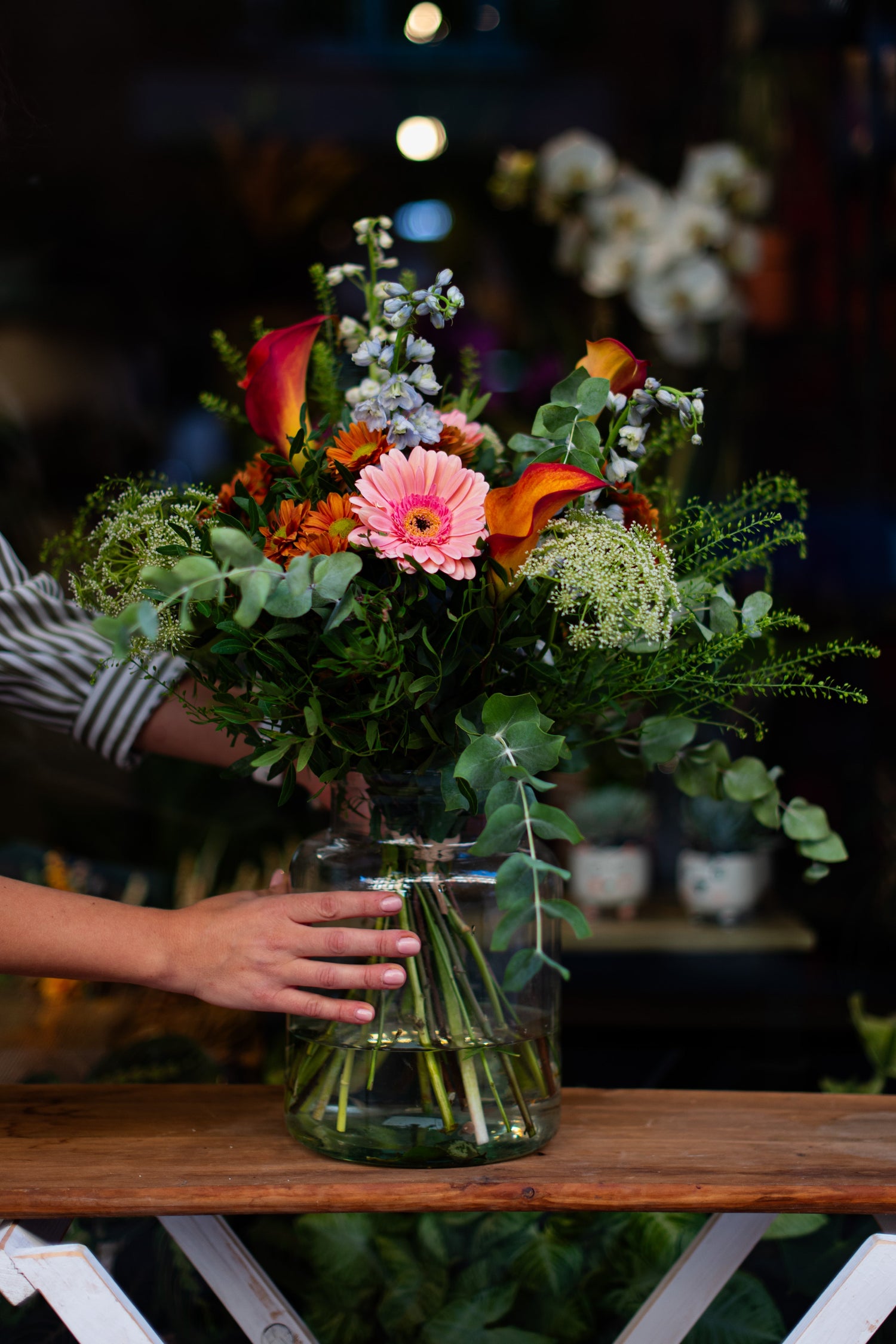 Ramos de flor fresca