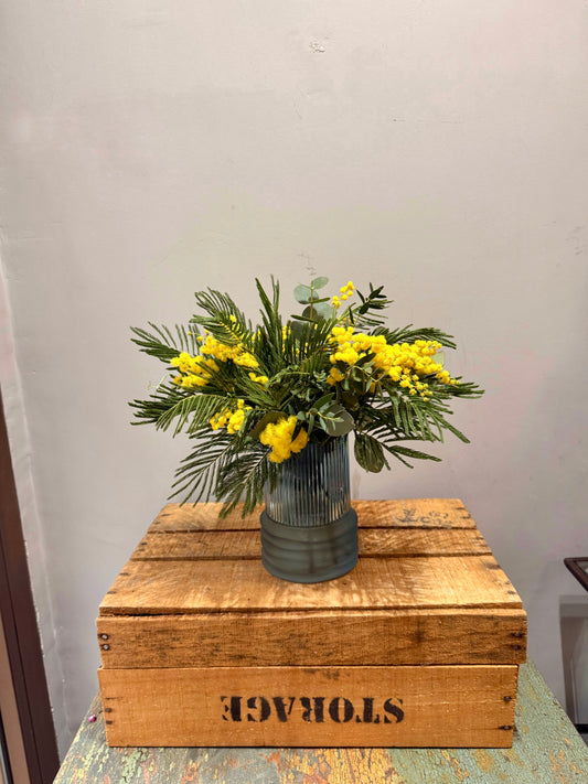 Ramo Sol de Invierno con Jarrón pequeño