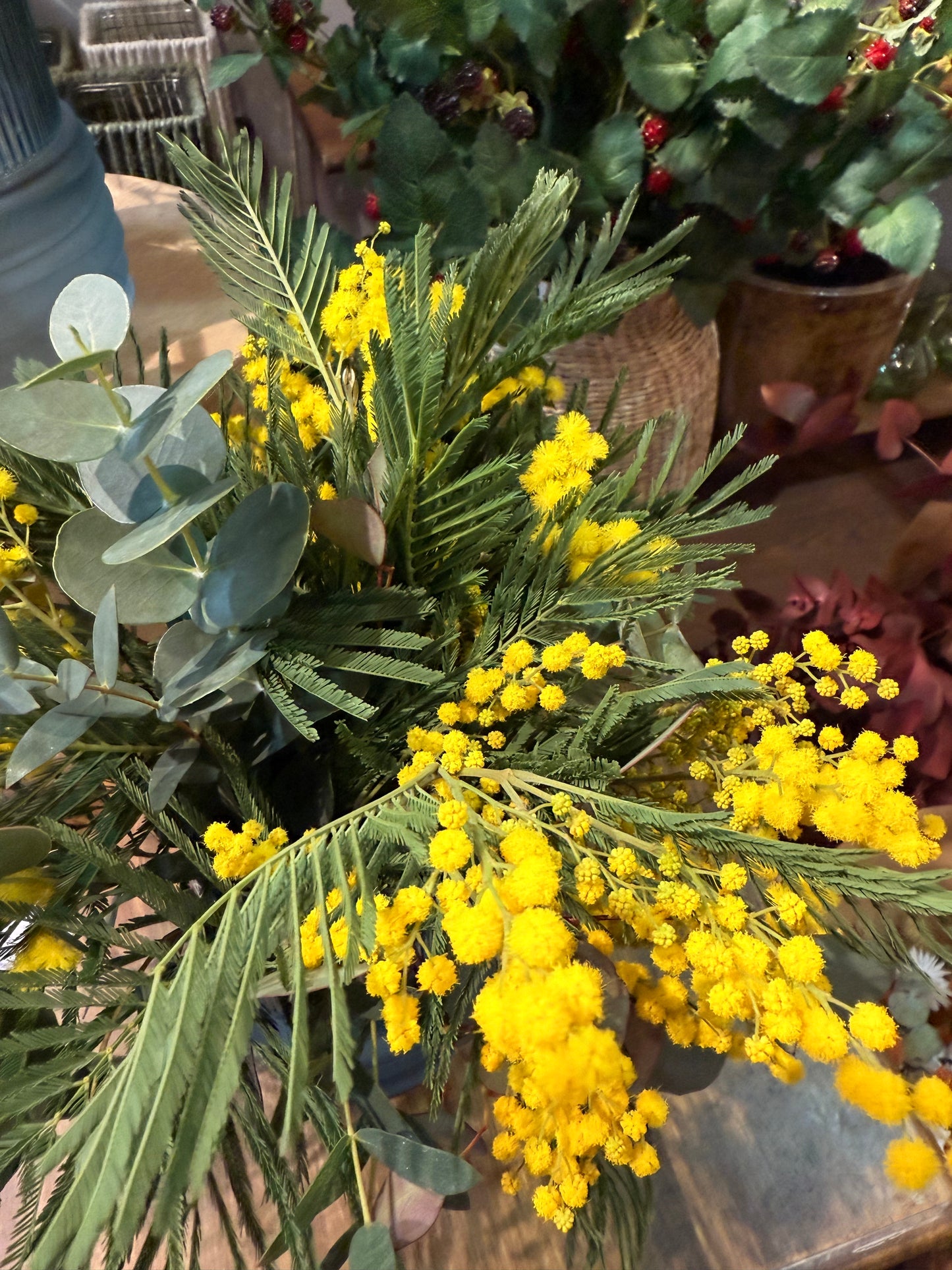 Ramo Sol de Invierno con Jarrón grande