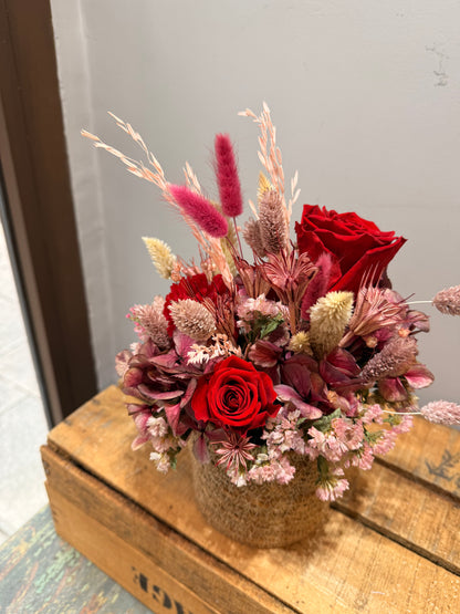 Arreglo Flor Preservada Amor Eterno