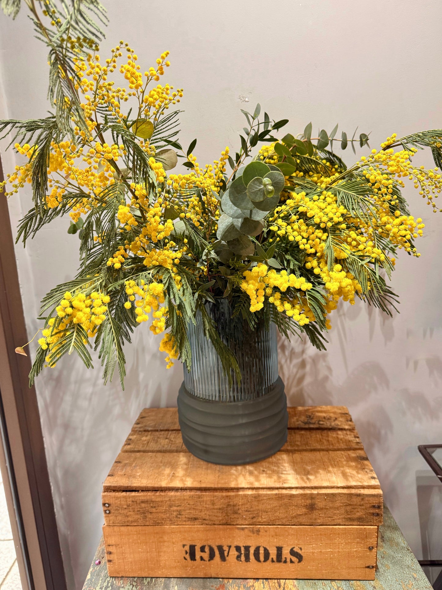 Ramo Sol de Invierno con Jarrón grande