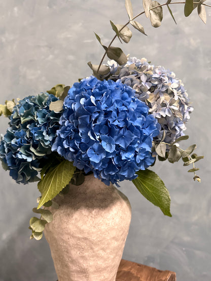 Ramo de hortensias otoñadas