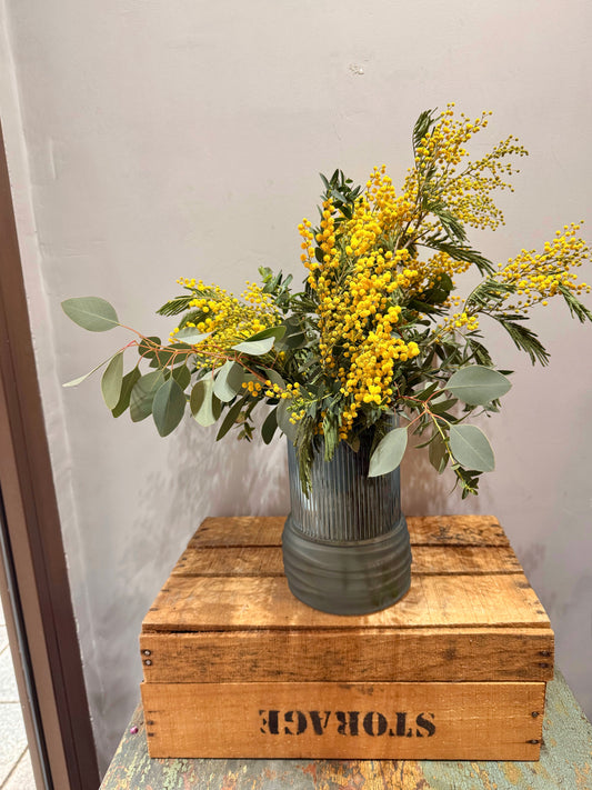 Ramo Sol de Invierno con Jarrón mediano