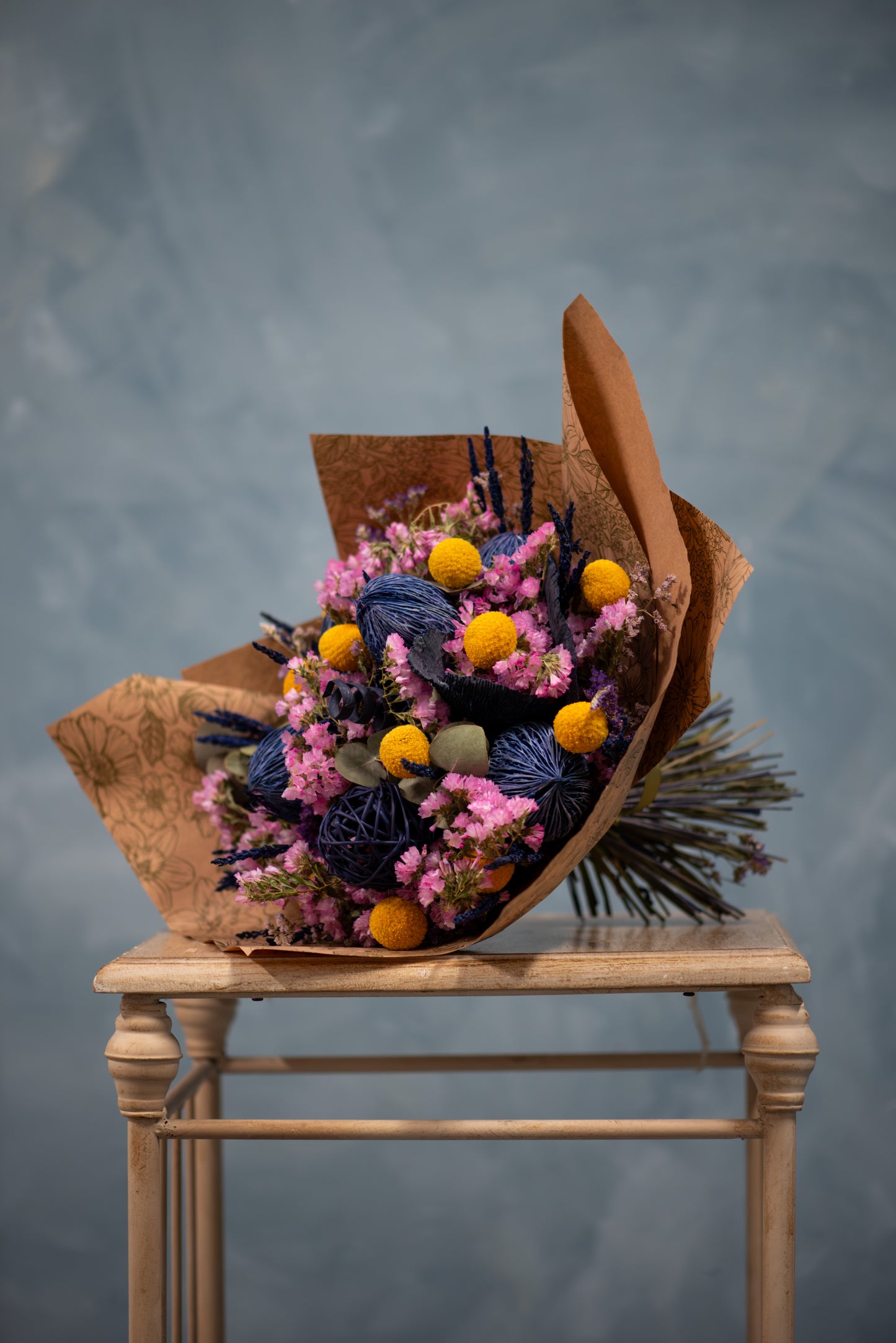 Ramo de flores secas