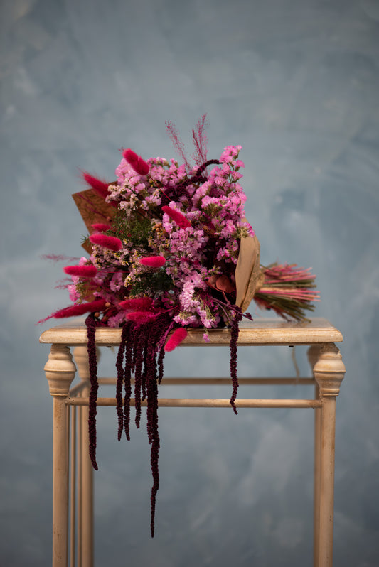 Ramo de flores secas