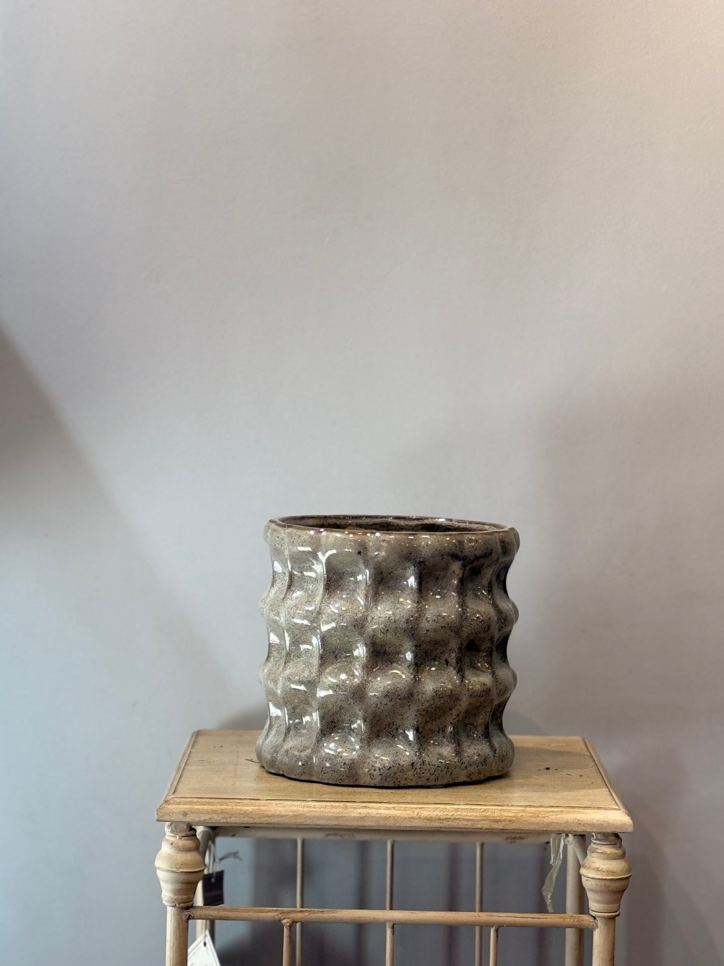 Jarrón Cerámica Circular